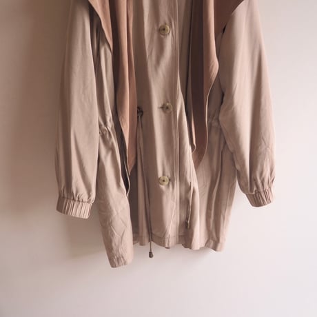 80s "GANTOS" drawstring design coat