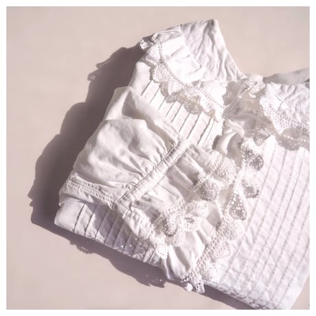 最終価格^ ^♡ヴィクトリア エドワーディアン ブラウス♡フランスアンティーク EmbroiderylaceDress