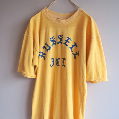 80〜90s print football t-shirts