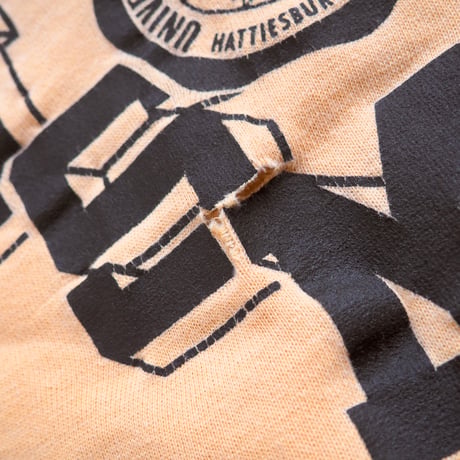 70s "Artex" s/s damage college print sweat