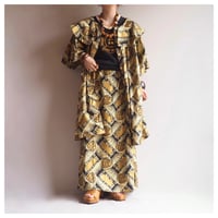 "The African Village" big collar tunic dress & skirt (GD×LYE)