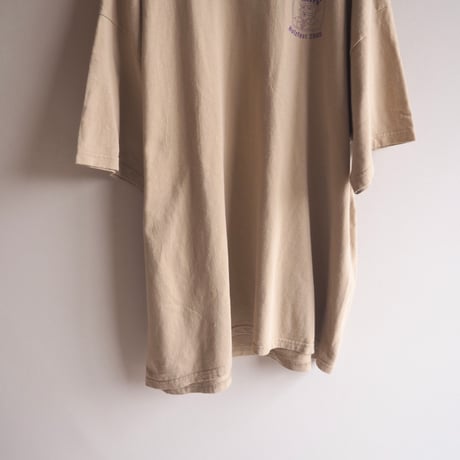 00's "Hanes" oversized print t-shirts  (BE)