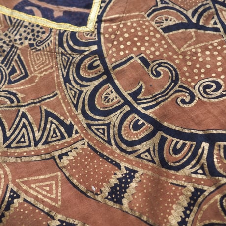 vintage african batik kaftan design dress
