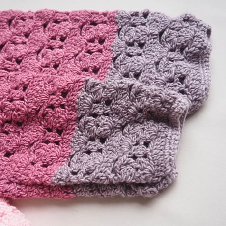 vintage crochet switching hand knit cardigan