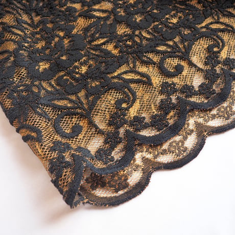80s〜 scallop lace blouse