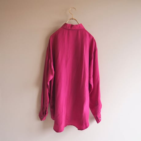 "JPL" oversized silk fringe blouse