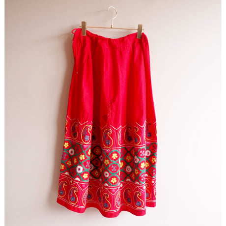 vintage embroidered banjara skirt
