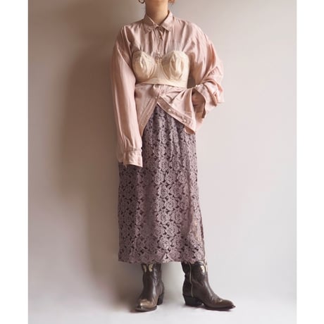 "drop stuttgort" lace midi skirt
