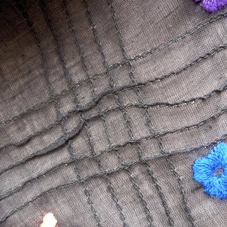 70s Mexican embroidered maxi dress