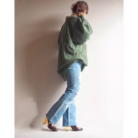 90s made in USA Levi's 517 damage denim