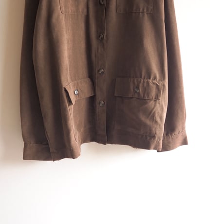 "BLAST STUDIO" faux suede oversized shirts & pants