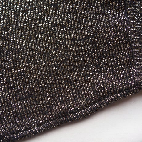 vintage cropped metallic sweater