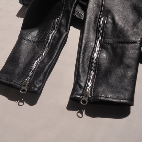 vintage leather riders jacket