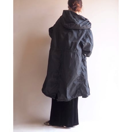 80s U.S army snow camo parka (over dyed/BK)