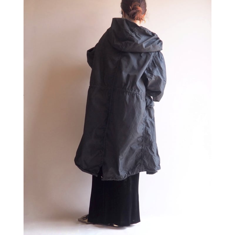 80s U.S army snow camo parka (over dyed/BK) | N