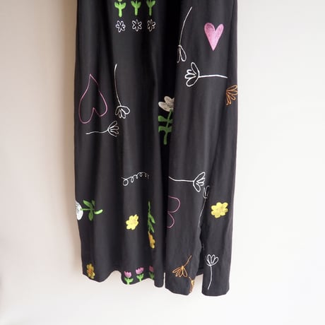 "Copa Cabana" graffiti print s/s maxi dress