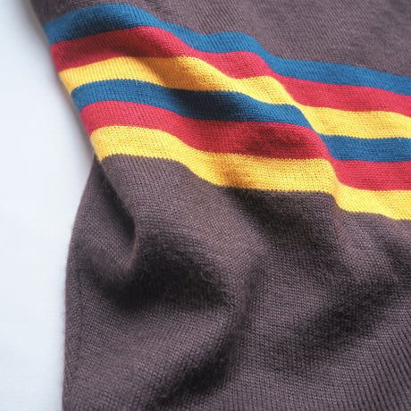 70s stripe knit maxi skirt