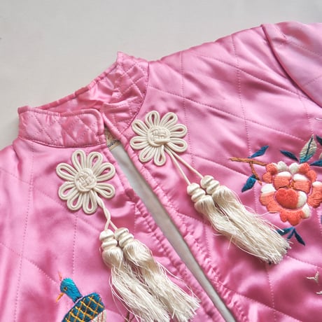50〜60s "YAMATO Co." chinese embroidered quilt jacket