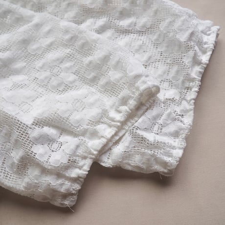 vintage puff sleeve lace blouse