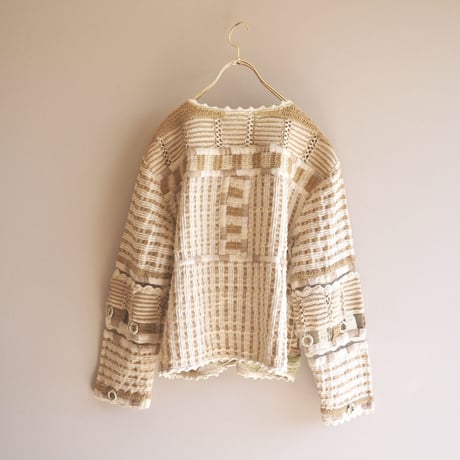 "Coldwater Creek" jute woven design jacket