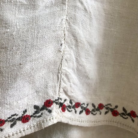 vintage ukrainian embroidered maxi dress