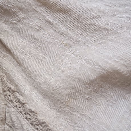 vintage folk linen sleeveless maxi dress