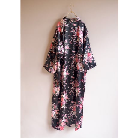 "Anthony Richards" satin floral house maxi dress
