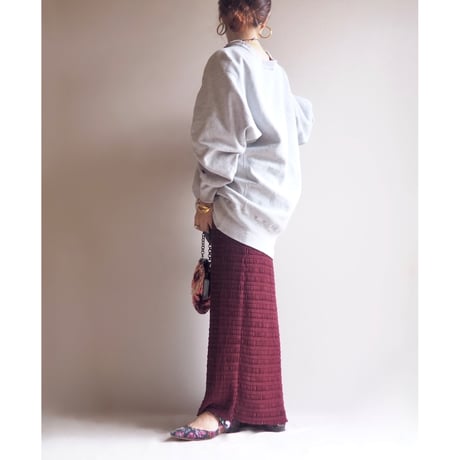 "JOSEPHINE CHAUS" creased maxi skirt