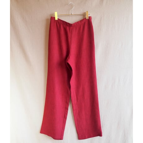 US made red wide pants