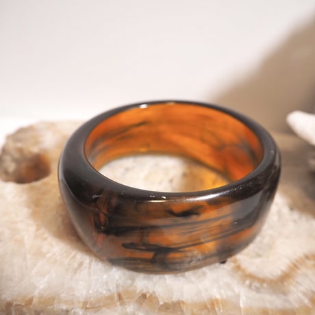 70s  plastic tortoiseshell bangle