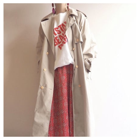 euro vintage oversized trench coat