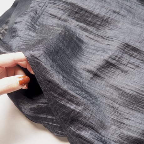 "DKNY" linen design maxi skirt