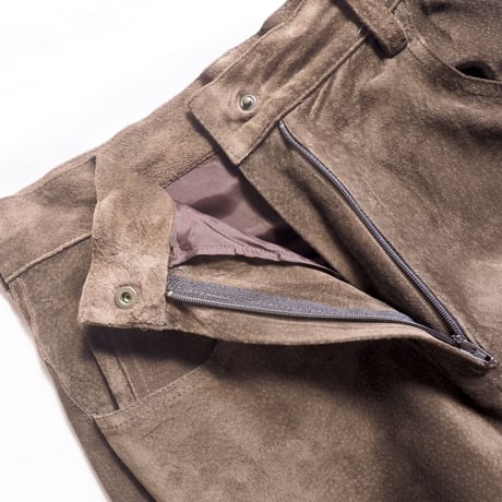 "Cristina Gavioli" suede tapered pants