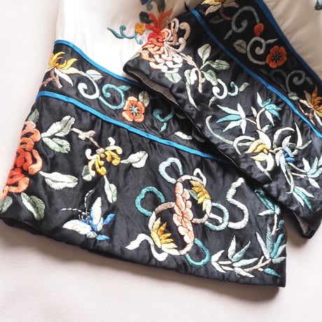 60s chinese silk embroidered jacket