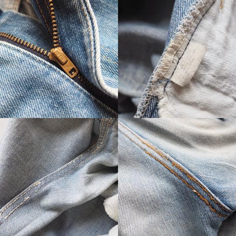 70s made in USA Levi's 646 cutoff denim