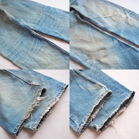 90s made in USA Levi's 501 damage denim