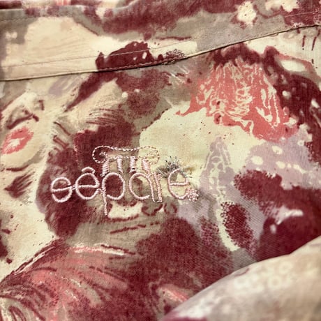 vintage abstract print blouse
