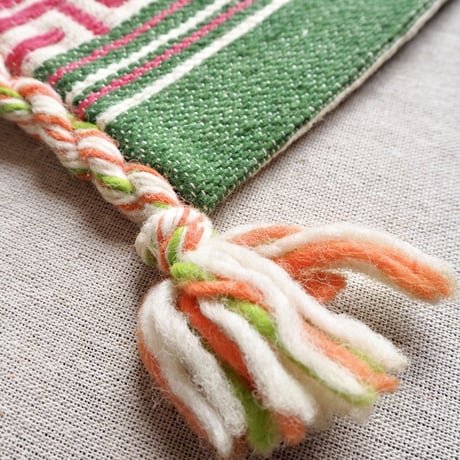 90s Greece fringe rug bag