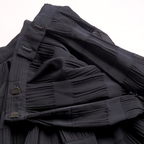 "GEORGE SIMONTON" sheer textured maxi skirt