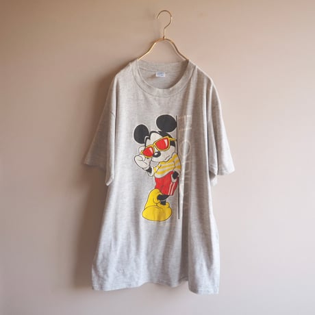90s "Velva Sheen" mickey t-shirts (LGY)