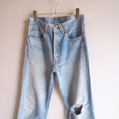 90s made in USA Levi's 501 damage denim pants