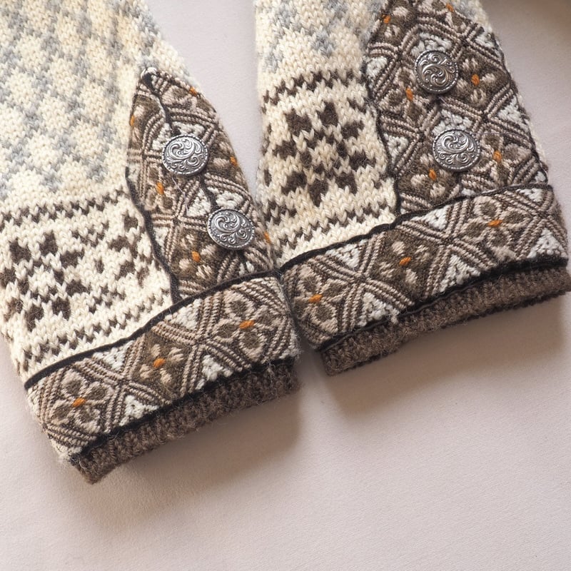 made in Switzerland nordic cardigan | Nia vintage