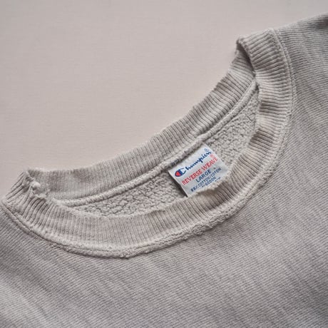 90s champion reverse weave damage college sweat