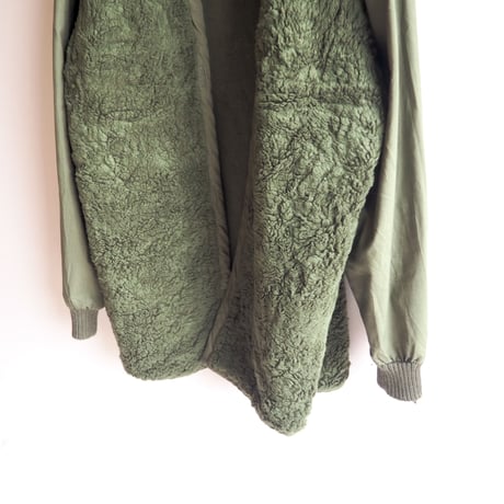 90s Dutch Army boa liner jacket