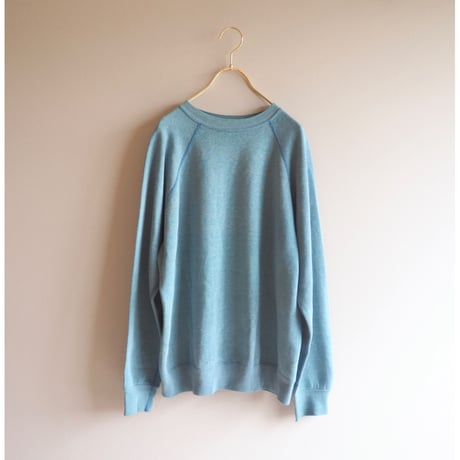 vintage ice blue plain sweat