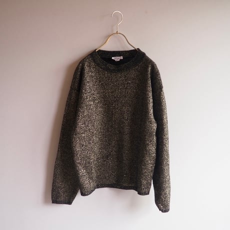 vintage cropped metallic sweater