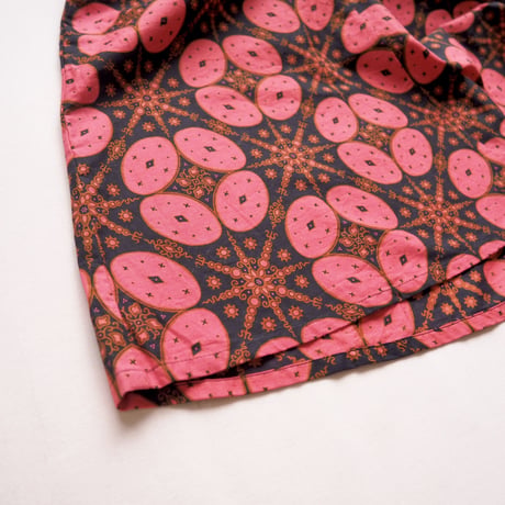 vintage african batik maxi skirt