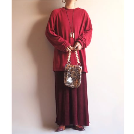 "Norm Thompson" silk oversized plain sweater