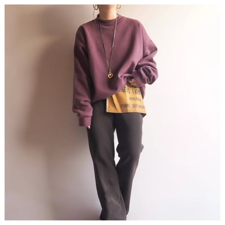 90s "Tultex" oversized plain sweat