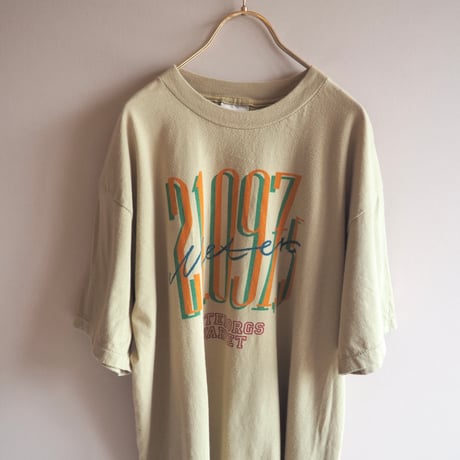 90s〜 "BESTINTOWN"  print t-shirts (BE)